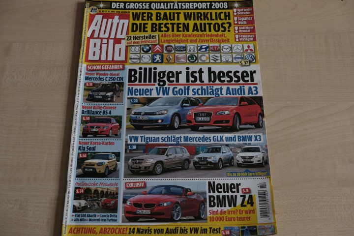 Deckblatt Auto Bild (42/2008)
